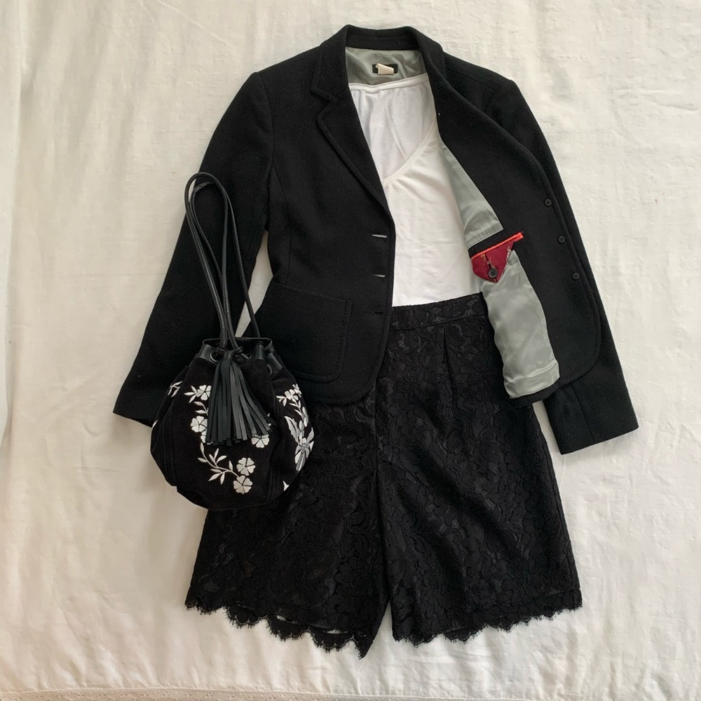 Suede handbag - Picture 5 of 7